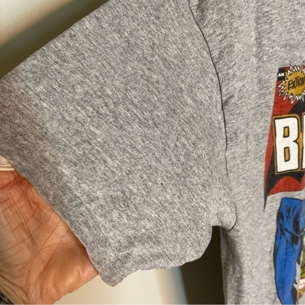 BATMAN Men’s Graphic Batman T-Shirt Grey Superhero Comics Marvel Medium - Picture 5 of 8